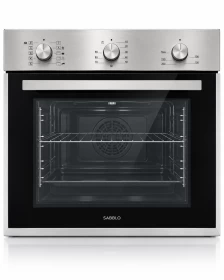 SABBLO Built-In Electric Oven, 10 Functions, 60 cm - Stainless Steel