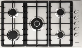 Built-In Gas Hob, 5 Burners, 90 cm