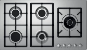 Built-In Gas Hob, 5 Burners, 90 cm