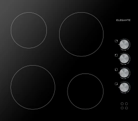 Built-In Ceramic Hob, 4 Zones, 60 cm