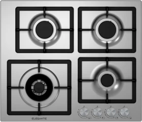 Heavy-Duty Built-In Gas Hob, 4 Burners, 60 cm
